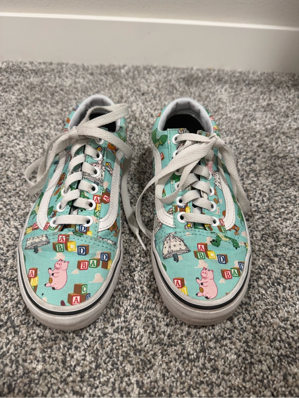 Vans x Disney Pixar Toy Story Old Skool Andy's Toys Shoes Womens 5 Mens 3.5